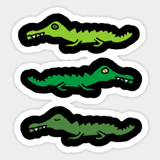 Crocodiles and Alligators Sticker